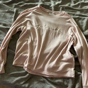 PINK long sleeve pink shirt size S